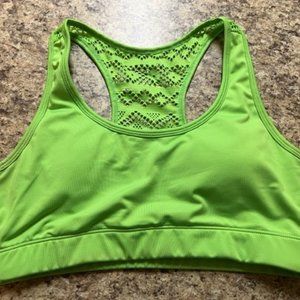 Zyia Lime Green Bomber Sports Bra